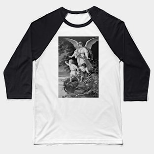 Children and the Guardian Angel Baseball T-Shirt